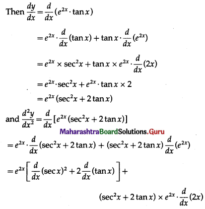 Maharashtra-Board-12th-Maths-Solutions-Chapter-1-Differentiation-Ex-1.5-Q1-ii