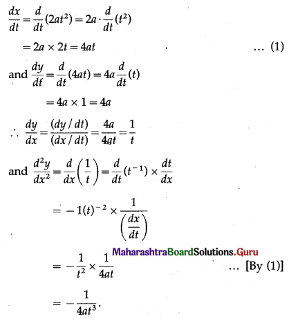 Maharashtra-Board-12th-Maths-Solutions-Chapter-1-Differentiation-Ex-1.5-Q2-ii
