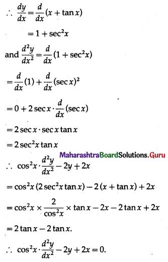 Maharashtra-Board-12th-Maths-Solutions-Chapter-1-Differentiation-Ex-1.5-Q3-iv