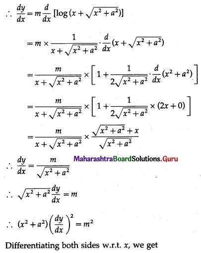 Maharashtra-Board-12th-Maths-Solutions-Chapter-1-Differentiation-Ex-1.5-Q3-viii