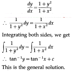 Maharashtra-Board-12th-Maths-Solutions-Chapter-6-Differential-Equations-Ex-6.3-Q2-i