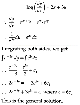 Maharashtra-Board-12th-Maths-Solutions-Chapter-6-Differential-Equations-Ex-6.3-Q2-ii