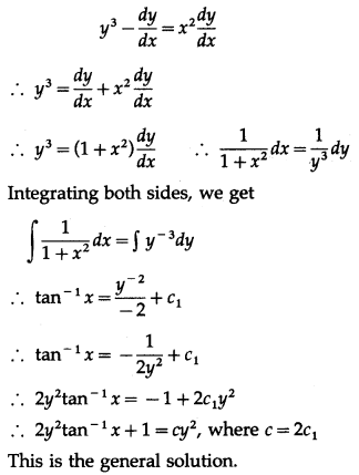 Maharashtra-Board-12th-Maths-Solutions-Chapter-6-Differential-Equations-Ex-6.3-Q2-viii
