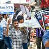NSUI protests in Delhi over NEET paper leak; seeks Dharmendra Pradhan's resignation, ban on NTA