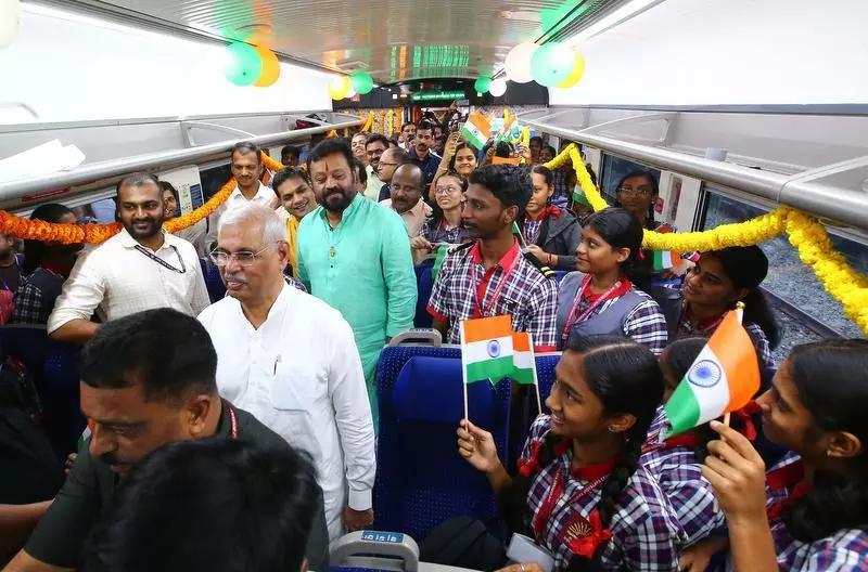 Kerala govt orders probe into students singing RSS song on newly inaugurated Vande Bharat train